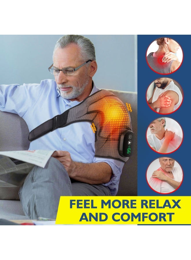 Generic Rechargeable Heated Shoulder Massager – Therapy Shoulder Wrap for Shoulder Pain Relief and Neck Relaxation - Image 4
