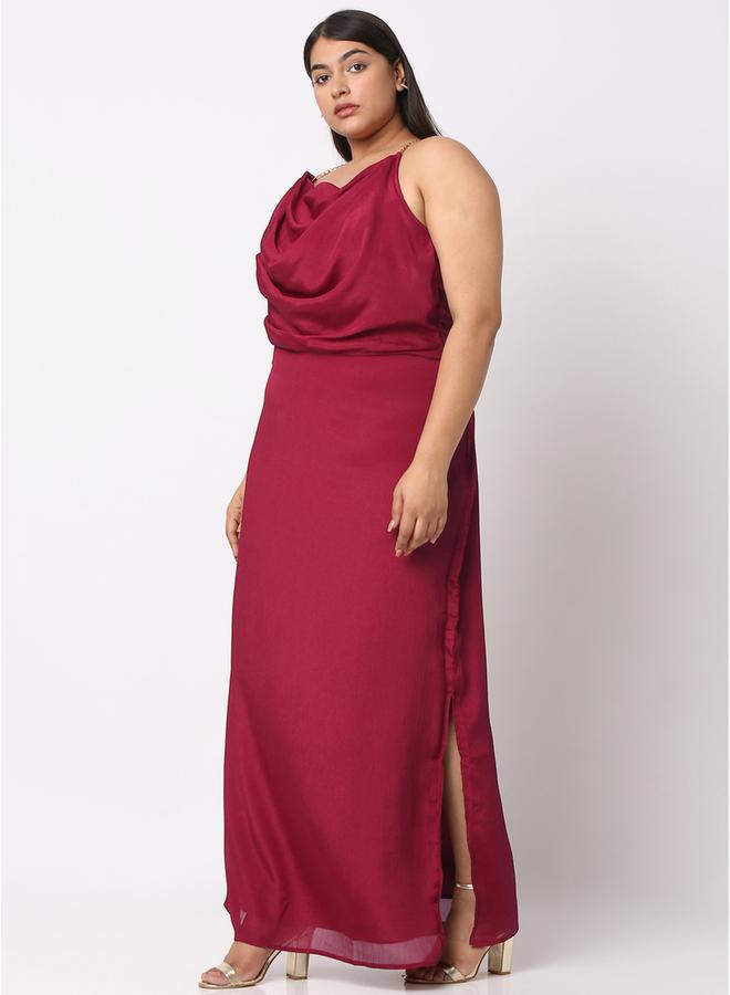 Mish Cowl Neck Maxi Dress  - Image 4
