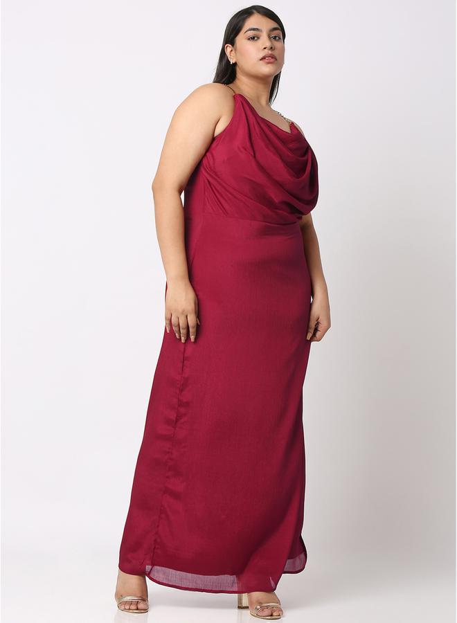 Mish Cowl Neck Maxi Dress  - Image 3