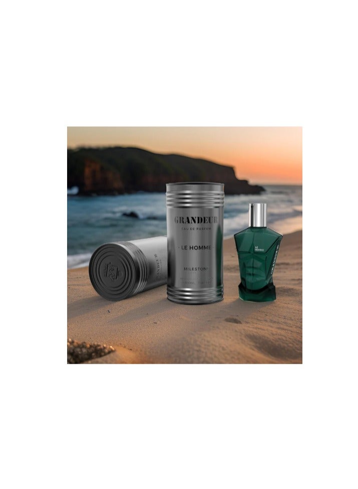 Milestone Grandeur Le Homme EDP For Men 100ml - Image 3