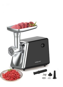 Electric Meat Grinder,2500W Heavy Duty Meat Mincer with 2 Grinding Plates, Sausage & Kubbe Accessory, Reverse Function,SK-06017 Black/Silver - pzsku/ZDC04C9505226F1286521Z/45/_/1734598721/52e27576-bd0b-4fe6-8fe0-77271fc06c49