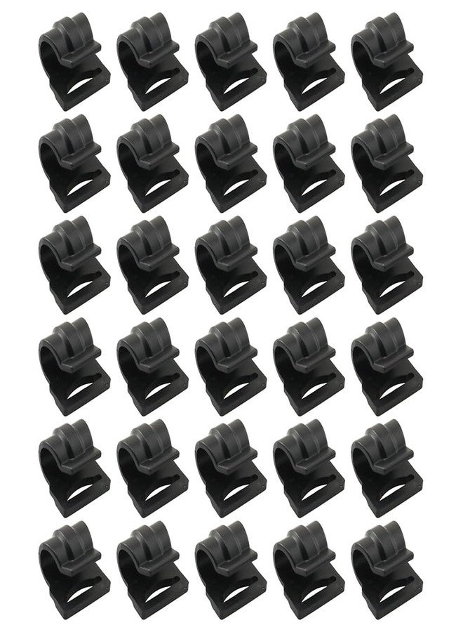 ZYAMY 30PCS Tent Pole Clip C-Type Clamp Tent Multifunctional Hook Bracket Hook Suitable for Building Sunshades Large Canopies Outdoor Activities Pole Diameter 8.5-9.5mm (0.33-3/8)