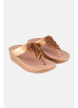 FitFlop Women Slip On Sandal, Rose Gold  - Image 1