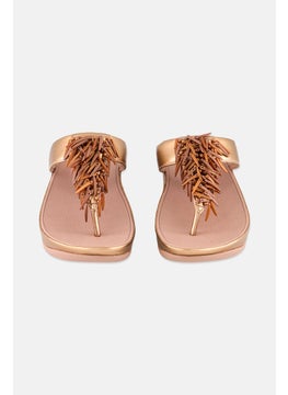 FitFlop Women Slip On Sandal, Rose Gold  - Image 4