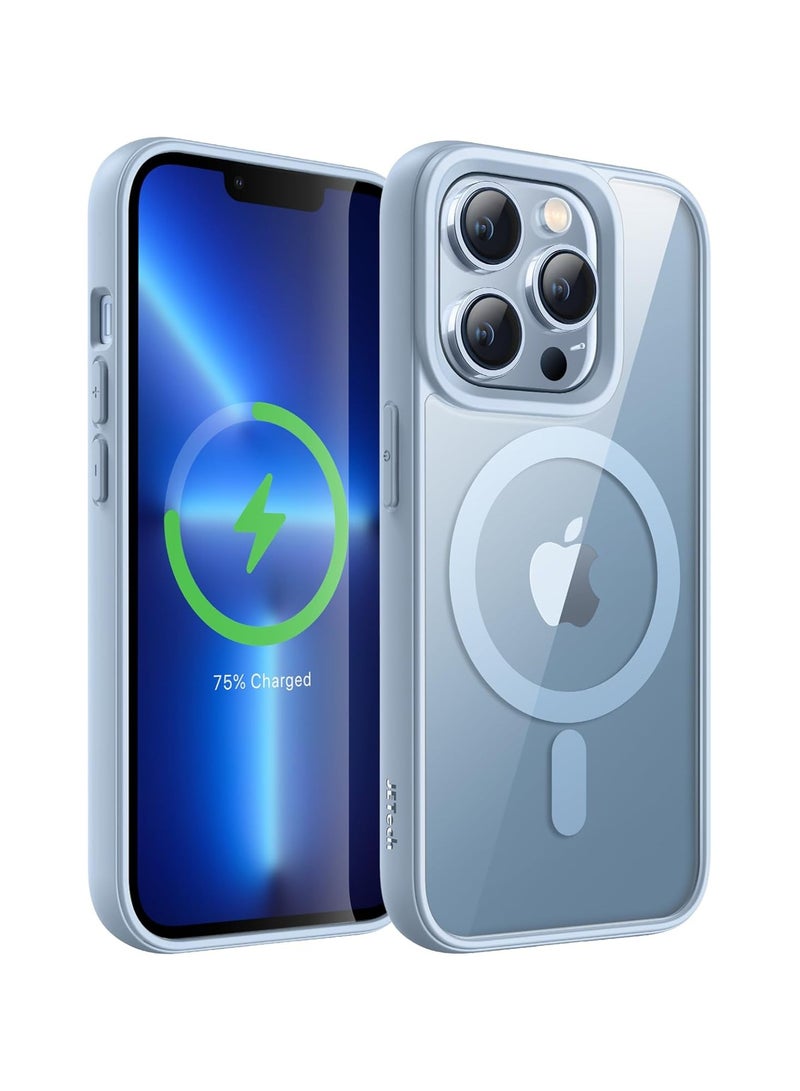 ACLIX Magnetic Case for iPhone 16 Pro [Shockproof & Slim] Clear Hard Back Cover with high-Grade Protection | Sierra Blue - Image 1