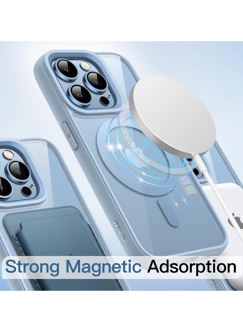 ACLIX Magnetic Case for iPhone 16 Pro [Shockproof & Slim] Clear Hard Back Cover with high-Grade Protection | Sierra Blue - Image 2