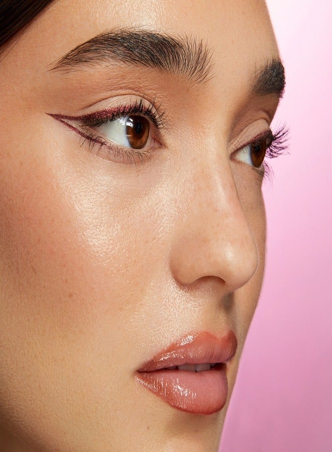 Too FacedCosmetics Too Faced Killer Liner 36 Hour Waterproof Gel Eyeliner Mettalic Burgundy (1.2g)  - Image 3