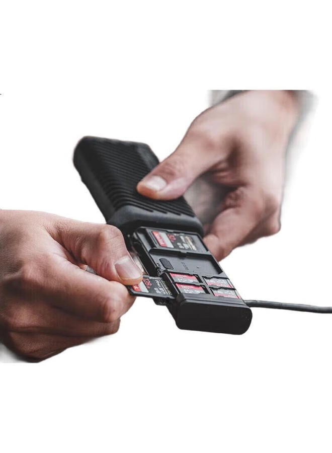 Pgytech Multifunctional Card Reader Memory Card Storage Box Usb 4.0 High-Speed Transfer Sd/Tf Phone Computer Camera Type-C All-In Dandelion Flash Card Case Moss Green - Image 3