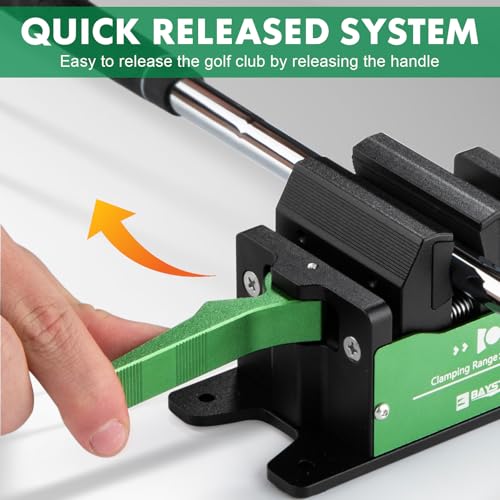BAYSTMAM Original Golf Grip Kit Pro Vise Quick Release for Regripping Club Vice Clamp Golf Shaft Home Regrip Clamp Golf Repair Kit Removal Tool Aluminum Made - Image 3
