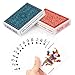 Timenued Plastic Playing Cards Waterproof Playing Cards 2 PackDecks of Poker Cards Set for AdultsPoker Size Regular IndexSuitable for Various Cards GamesBridgePinochleCartas - Image 2