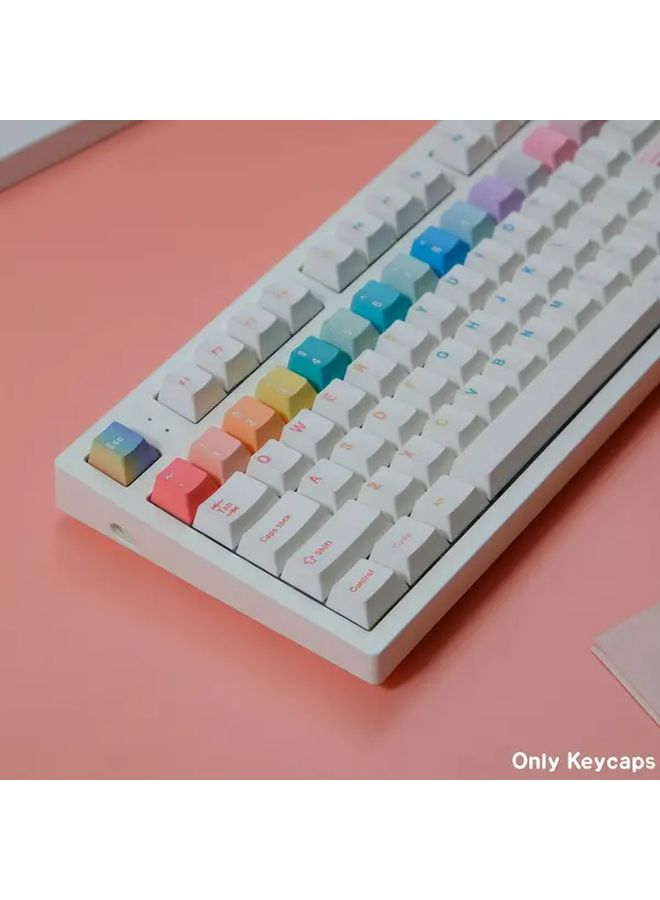 Pbt Cherry Keycap Dye Sub Macaron Keycaps For Mx Switch Mechanical Keyboard Gaming - Image 2