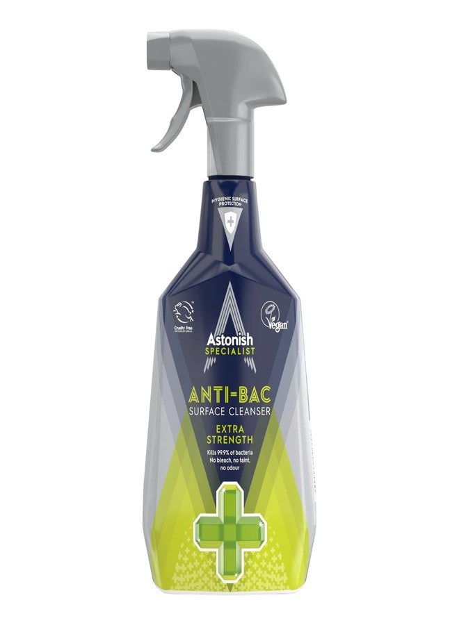 Astonish Specialist Anti-Bac Surface Cleaner, Extra Strength, No Bleach, Odour-Free, 750ml - Powerful Germ Protection for Kitchens & Bathrooms - Image 1