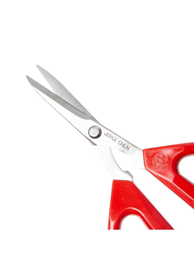 Joyce Chen Original Unlimited Kitchen Scissors All Purpose Kitchen Shears With Comfortable Handles, Red - Image 4
