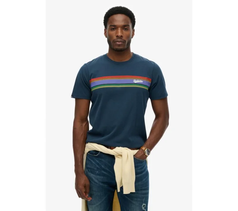 Superdry Outdoor Stripe Logo Relaxed T-Shirt