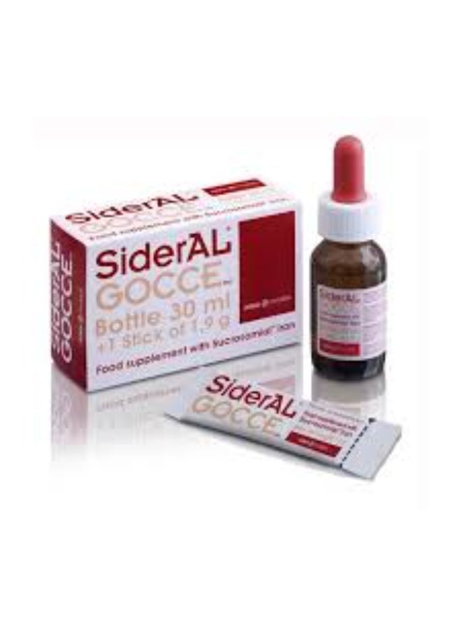 سيديرال قطرات الحديد السكري للأطفال من سايدرال جوتشي، 30 مل