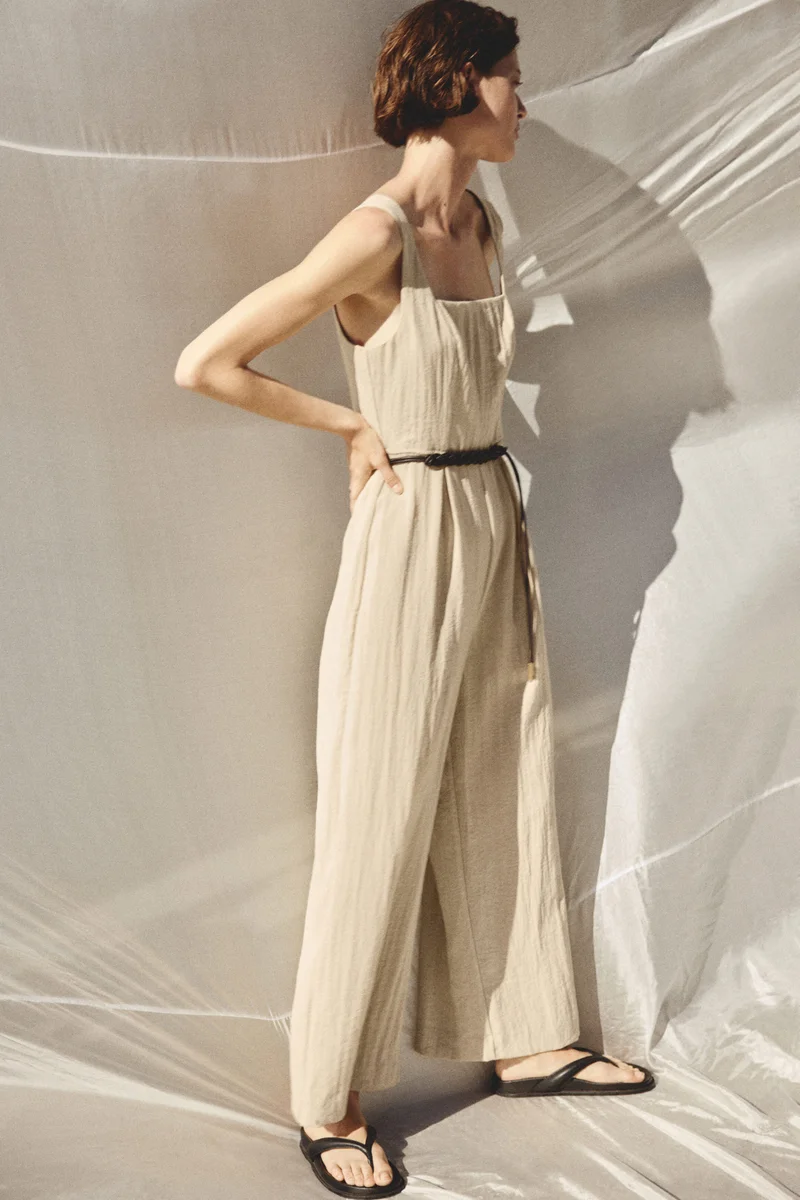 H&M  Belted jumpsuit for Women | Best Price UAE