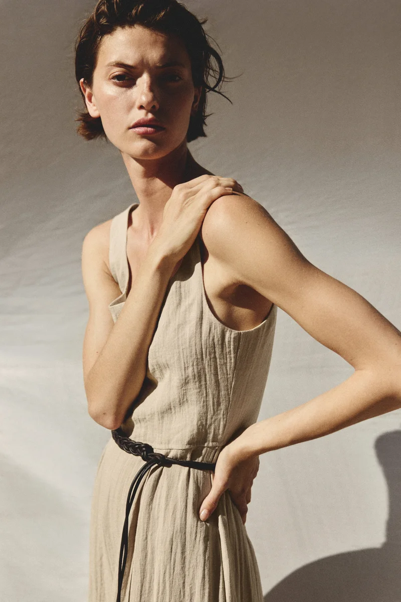 H&M  Belted jumpsuit for Women | Best Price UAE