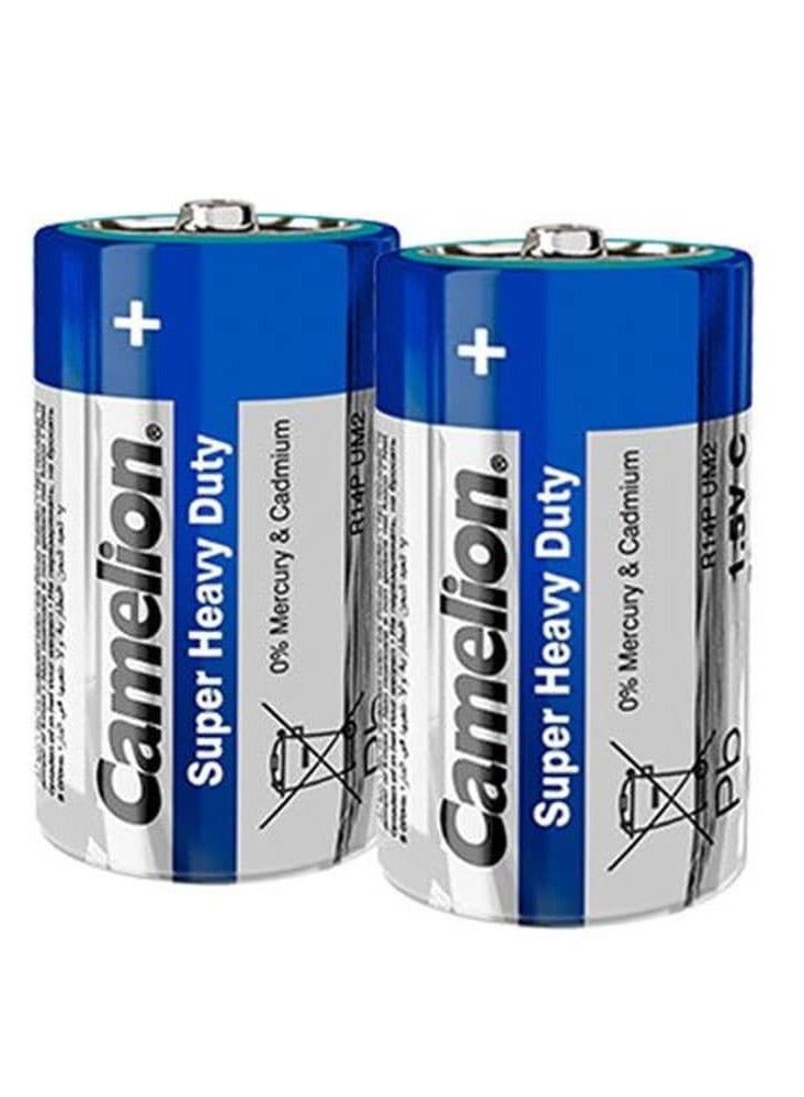 Camelion Camelion Battery 3800mAh Super Heavy Duty R14 C -R14-BP2BR14  - Image 2