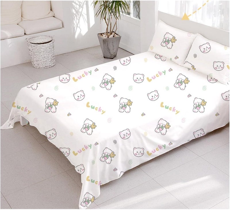 Disposable Travel Bedding Set with Pillowcase 50x85cm Bed Sheet 180x230cm and Quilt Cover 150x210cm White Single Use Bedding for Hotel and Camping - Image 1