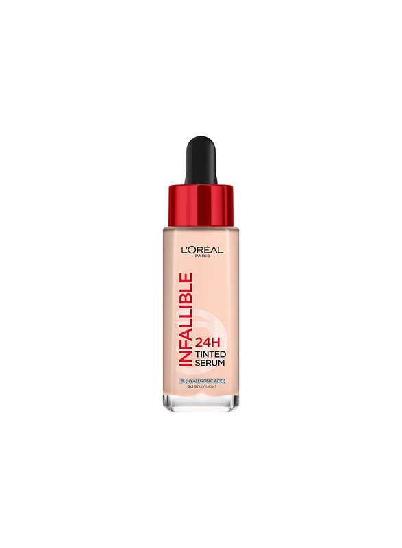 L'OREAL PARIS L'Oreal Paris 24H Infaillible Tinted Serum Shade Rosy Light 1-2