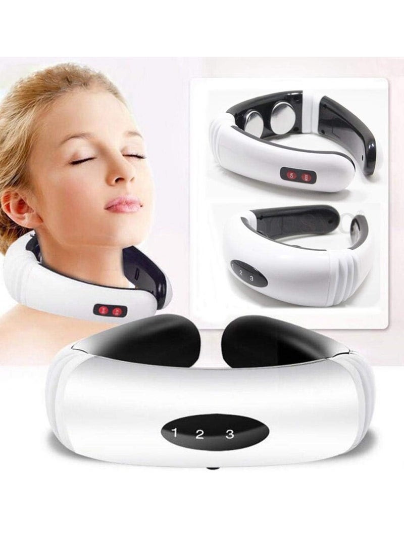 Bukela Multifunctional Electric Pulse Neck Massager Health Care Relaxation Massage Tool Electric Massagers  - Image 5