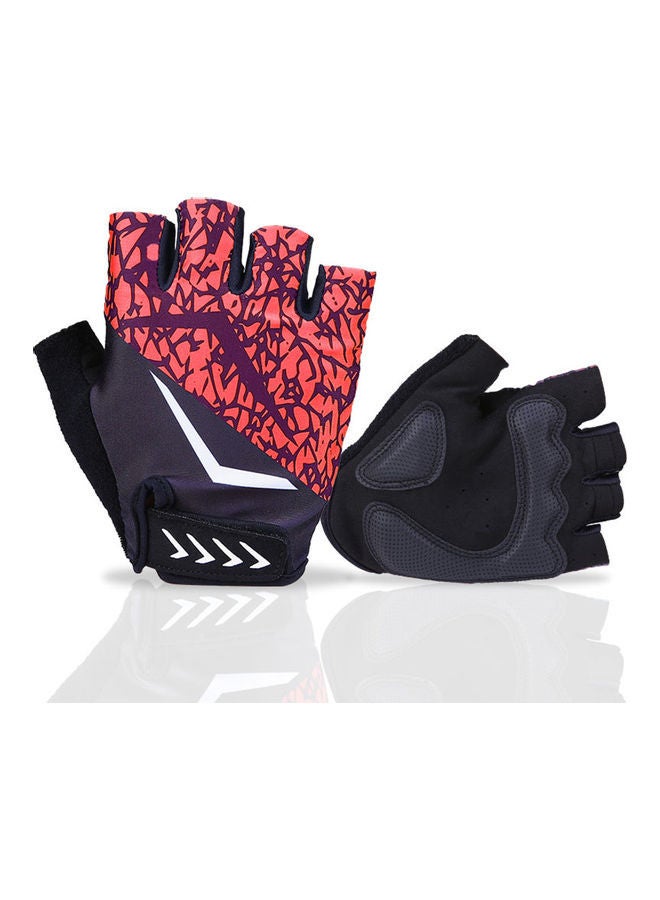 نيبمينينت قفازات لركوب الدراجات للرجال والنساء، بتصميم نصف إصبع الجبلية، وهي مضادة للانزلاق وجيدة التهوية، بمقاس XL - Image 1