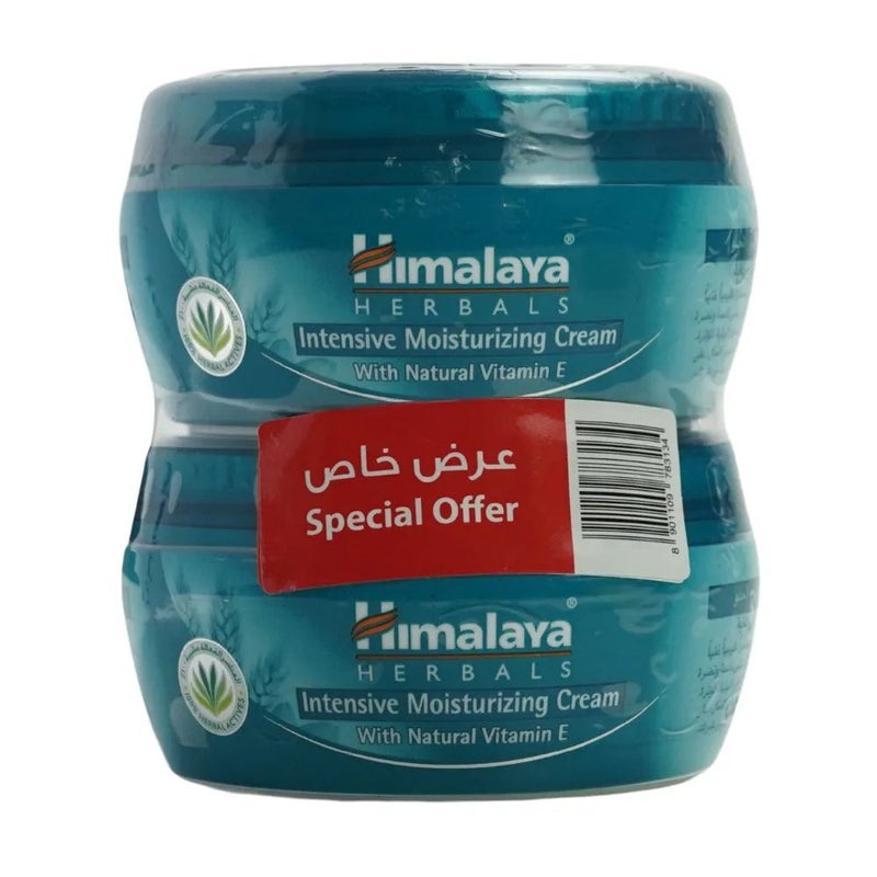 Himalaya كريم ترطيب مكثف من هيمالايا مع جنين القمح واللوز الحلو، عبوة مزدوجة - 4X5110 مل - Image 1