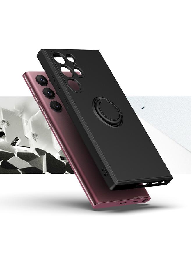 اس-توب جراب لهاتف Samsung Galaxy S23 Plus 5G مع حامل حلقي من مادة TPU وسيليكون - Image 3