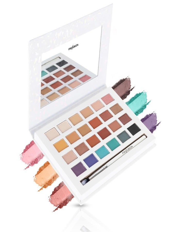 Profusion Cosmetics Royal Eyes 24 Color Eyeshadow Palette for Stunning Holiday Looks, Get Ready to Unleash Your Inner Queen with Luxurious Glamour, Raise Your Festive Look with Must Have Beauty Tools - Image 1
