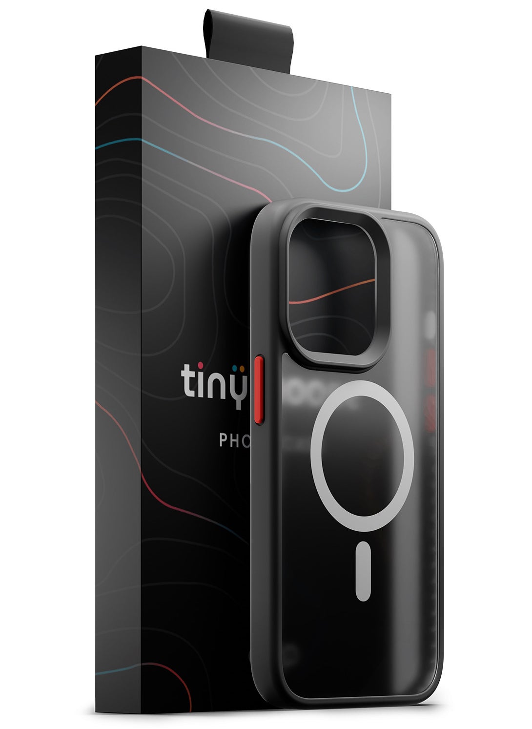 TinyMoose Frosty Matte Drip iPhone Case made for iPhone 14 Pro - Snow Black 