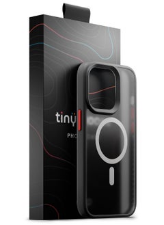 TinyMoose Frosty Matte Drip iPhone Case made for iPhone 14 Pro - Snow Black  - Image 1