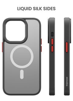 TinyMoose Frosty Matte Drip iPhone Case made for iPhone 14 Pro - Snow Black  - Image 2