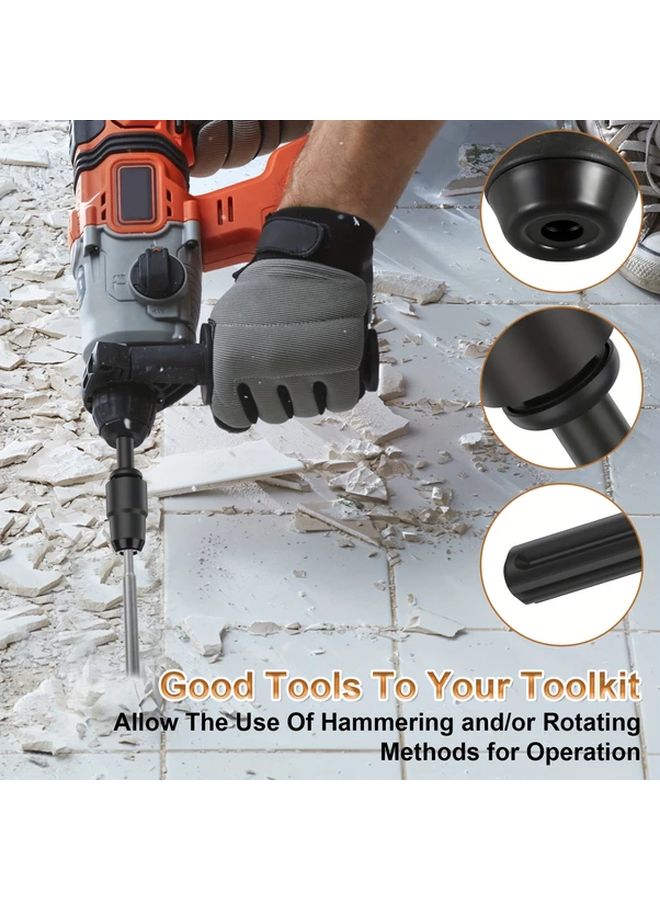 Black SDS Max To SDS Plus Drill Adapter Durable 40Cr Steel Conversion Tool - Image 5