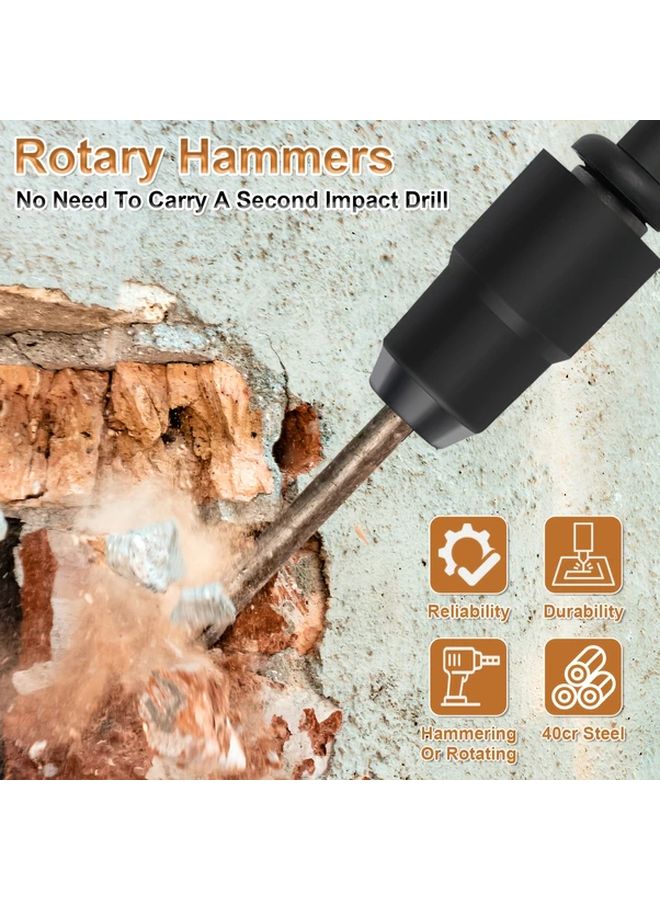 Black SDS Max To SDS Plus Drill Adapter Durable 40Cr Steel Conversion Tool - Image 4