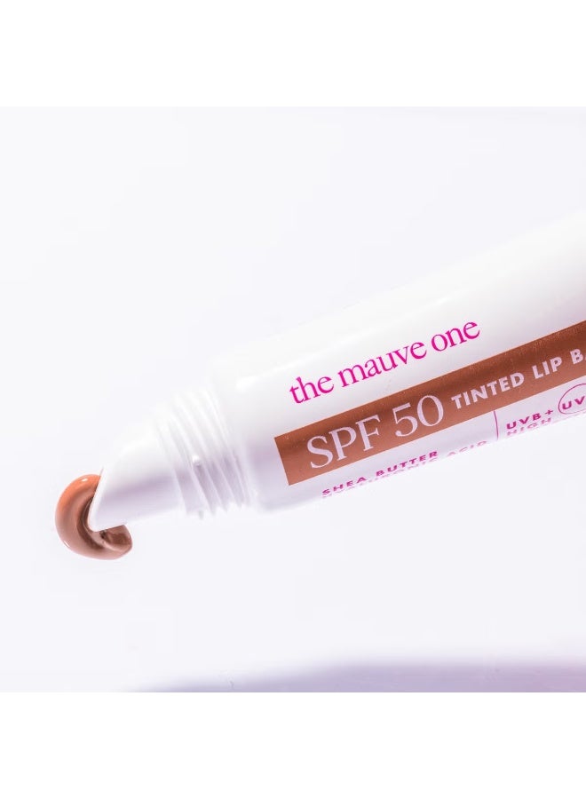 Hello Sunday Tinted Lip Balm SPF50 The Mauve One 15ml - Image 2