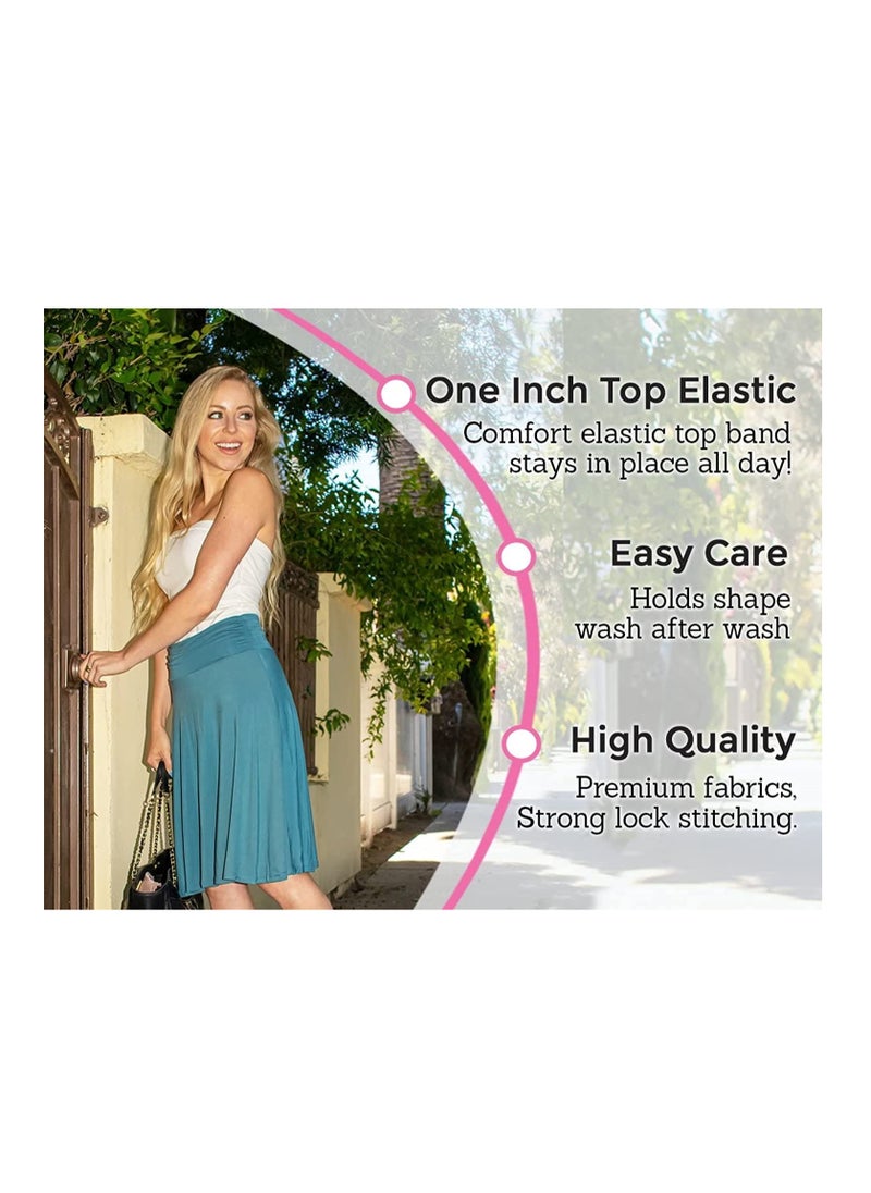 Glamroot - Women's Strapless Stretchable Long Bandeau Tube Top Camisole White - Image 1