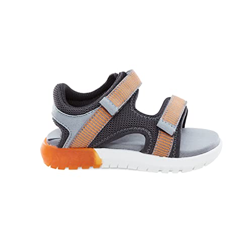 Stride Rite 360 Boys Vinnie Light Up Sandal, Orange, 9 Toddler - Image 3
