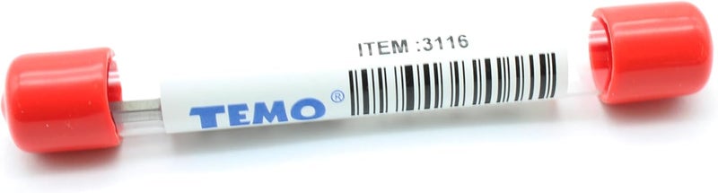 TEMO 1/8 Inch Solid Carbide Broken Taps Drill Extractor, Damaged Taps and Bolts Extractor, Easy Out Stripped Bolt Remover - Image 3