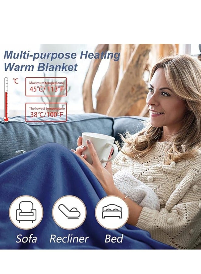 Generic USB Multi-Electric Blanket Warm Shawl Skirt Leg Blanket, Suitable for Indoor and Outdoor, Machine Washable - Image 4