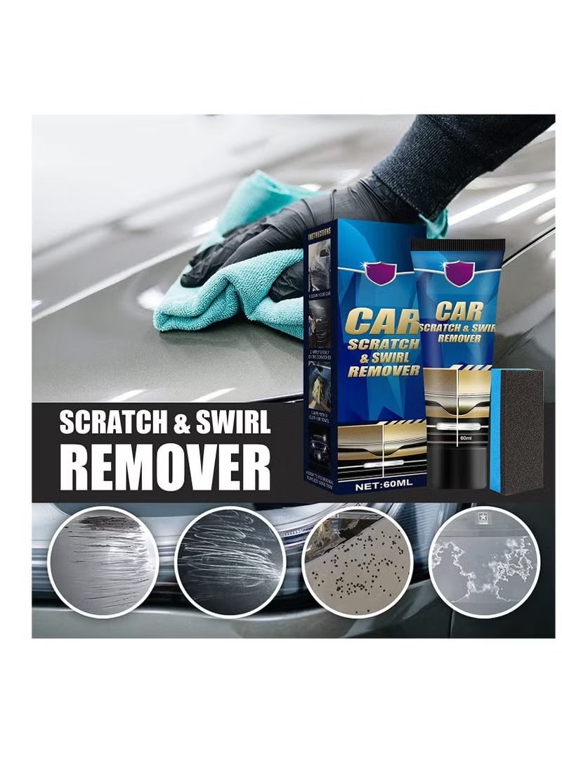 RAYHONG - Car Scratch Swirl Remover, Polish and Paint Restorer, Scratch Repair CreamRepair Paint Scratches ，Scratches Abrasion Oxidation 60ml - Image 1