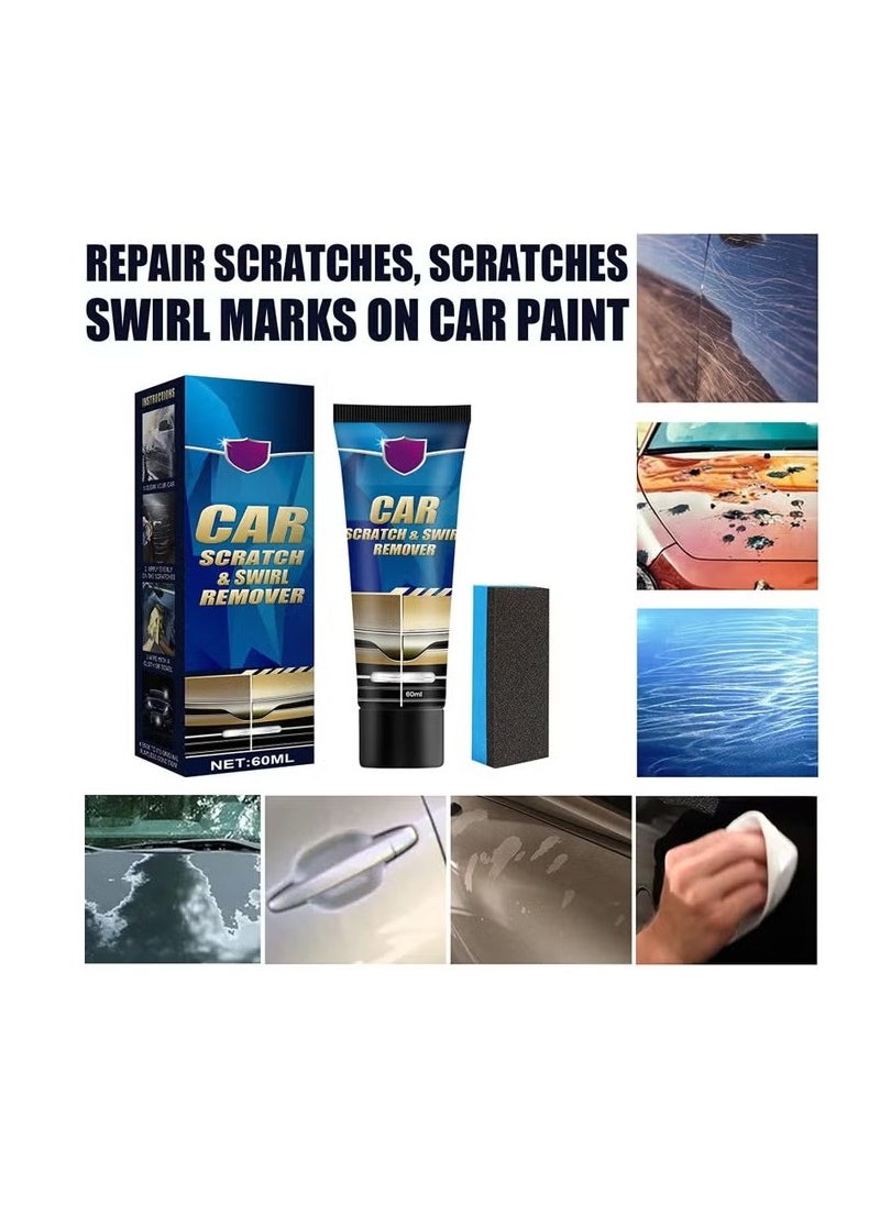 RAYHONG - Car Scratch Swirl Remover, Polish and Paint Restorer, Scratch Repair CreamRepair Paint Scratches ，Scratches Abrasion Oxidation 60ml - Image 1