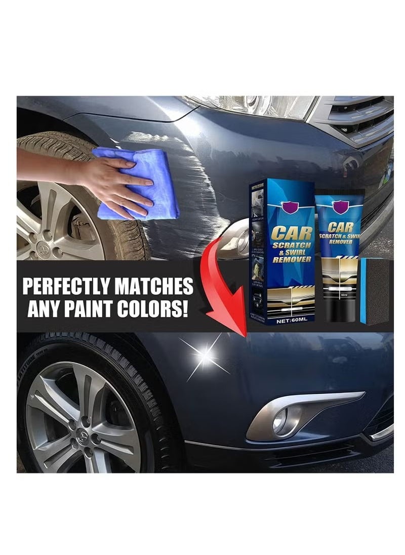 RAYHONG - Car Scratch Swirl Remover, Polish and Paint Restorer, Scratch Repair CreamRepair Paint Scratches ，Scratches Abrasion Oxidation 60ml - Image 1
