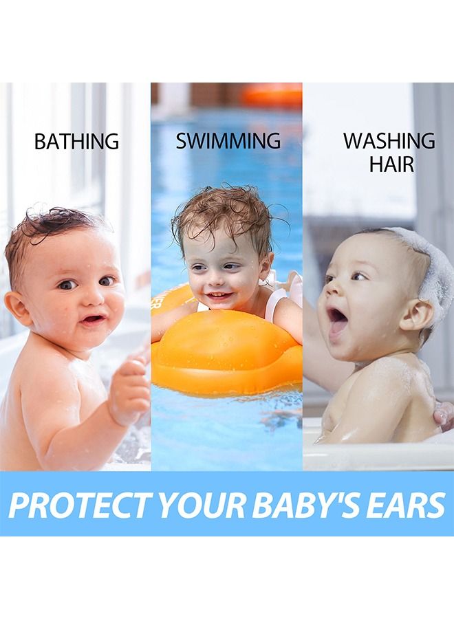 EELHOE Waterproof Ear Stickers, Baby Waterproof Ear Protector, Newborn Ear Protection for Swimming Showering Surfing Snorkeling and Other Water Sports Kids Size (30 Pieces) - Image 5