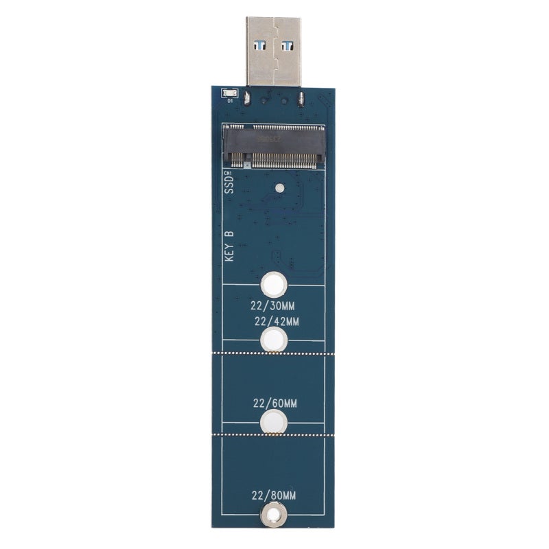 NGFF M.2 to USB 3.0 Adapter for 2230 2242 2260 2280 SSDs - Ultra High Speed 5Gbps Transmission - Plug and Play for Windows OS X Linux - Image 1