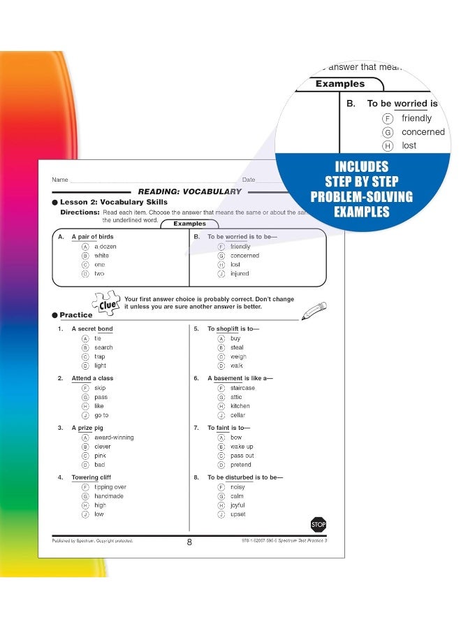 Spectrum Test Practice, Grade 3 - Image 4