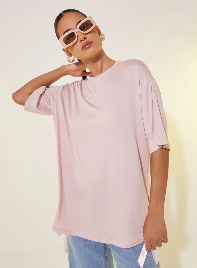 Take Two Graphic Print Round Neck T-Shirt