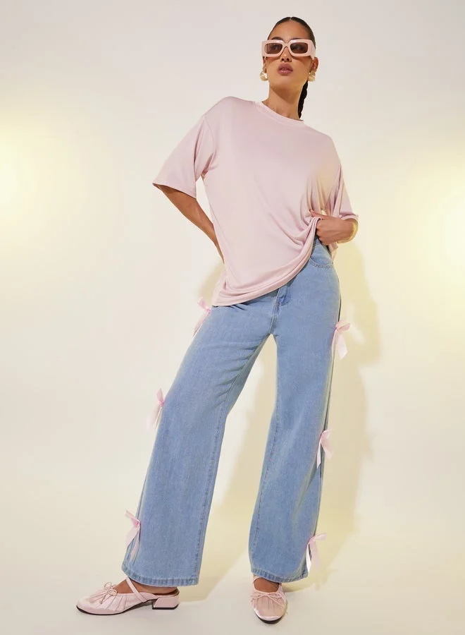 Take Two Graphic Print Round Neck T-Shirt