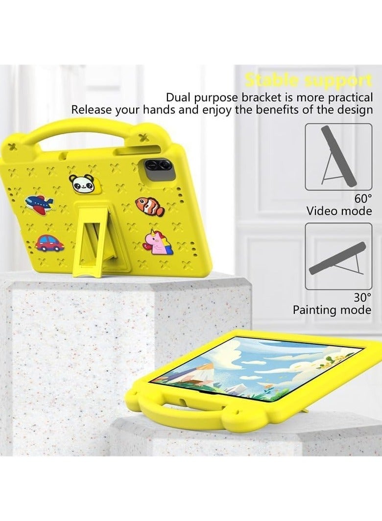 general Kids Case Compatible with Infinix XPad 11 Inch 2024, EVA Silicone Shockproof Handle Kids Friendly Cover with Foldable Stand Cover with Pen Slot - Image 3