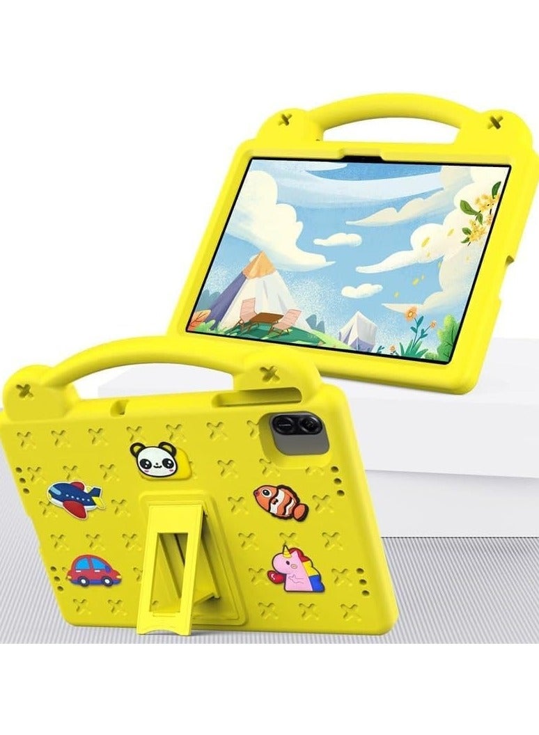 general Kids Case Compatible with Infinix XPad 11 Inch 2024, EVA Silicone Shockproof Handle Kids Friendly Cover with Foldable Stand Cover with Pen Slot - Image 4