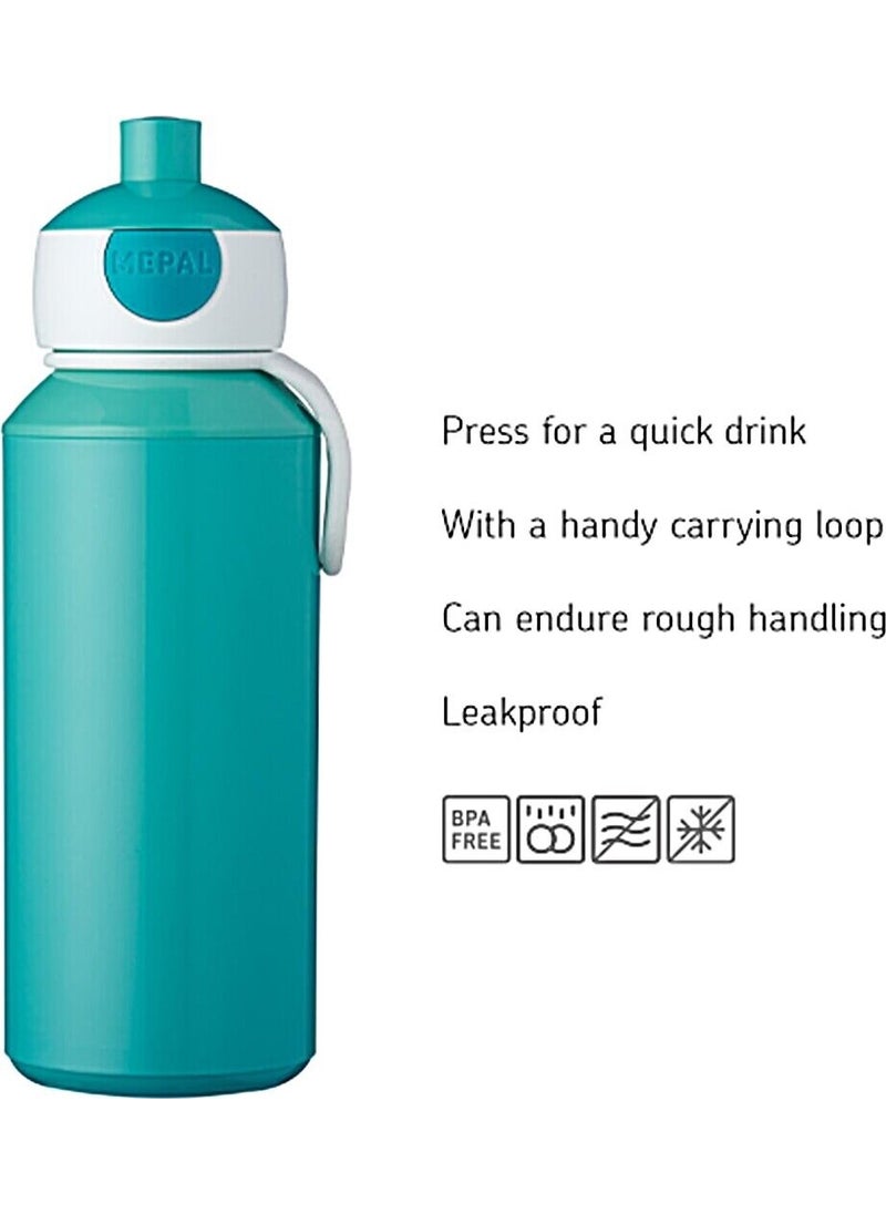 Mepal Drinking Bottle Pop-Up Campus Beverage Bottle 400 ml  - Image 1